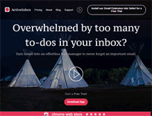 Tablet Screenshot of activeinboxhq.com
